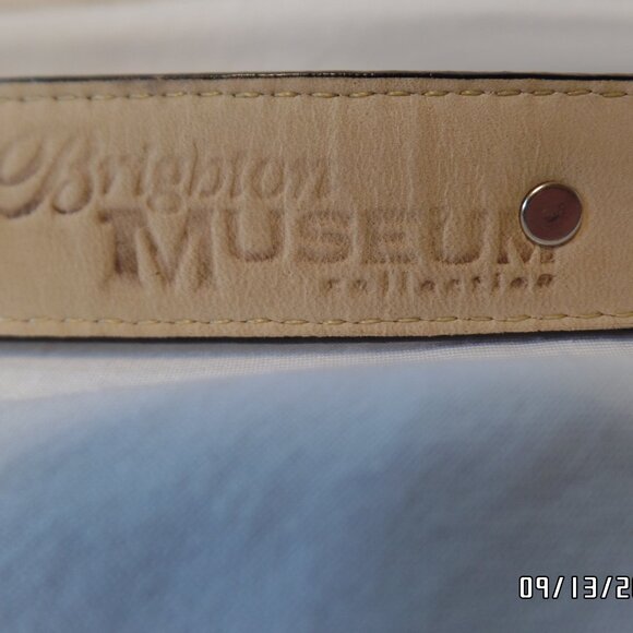 Brighton Women's Greco-Roman Leather Belt Museum Collection S21003 Beautiful Blk - Picture 13 of 16